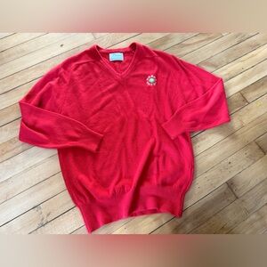 Vintage Etonic Golf-Abouts sportswear v-neck virgin orlon acrylic sweater Pabst‎
